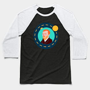 Van Gogh with Sun Baseball T-Shirt